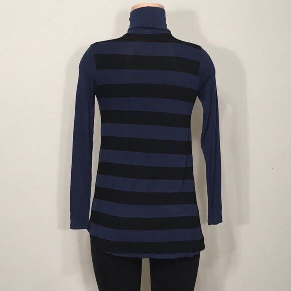 Hi-lo striped jersey top. NWOT - Picture 4 of 7